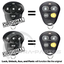 2 New Replacement Python Keyless Entry Remote Key Fob For EZSDEI474P