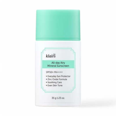 Klairs All-day Airy Mineral Sunscreen 35g Dear #mde