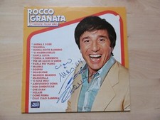 Rocco Granata Autograph Signed LP Cover "20 Fantastic Italy Songs" Vinyl