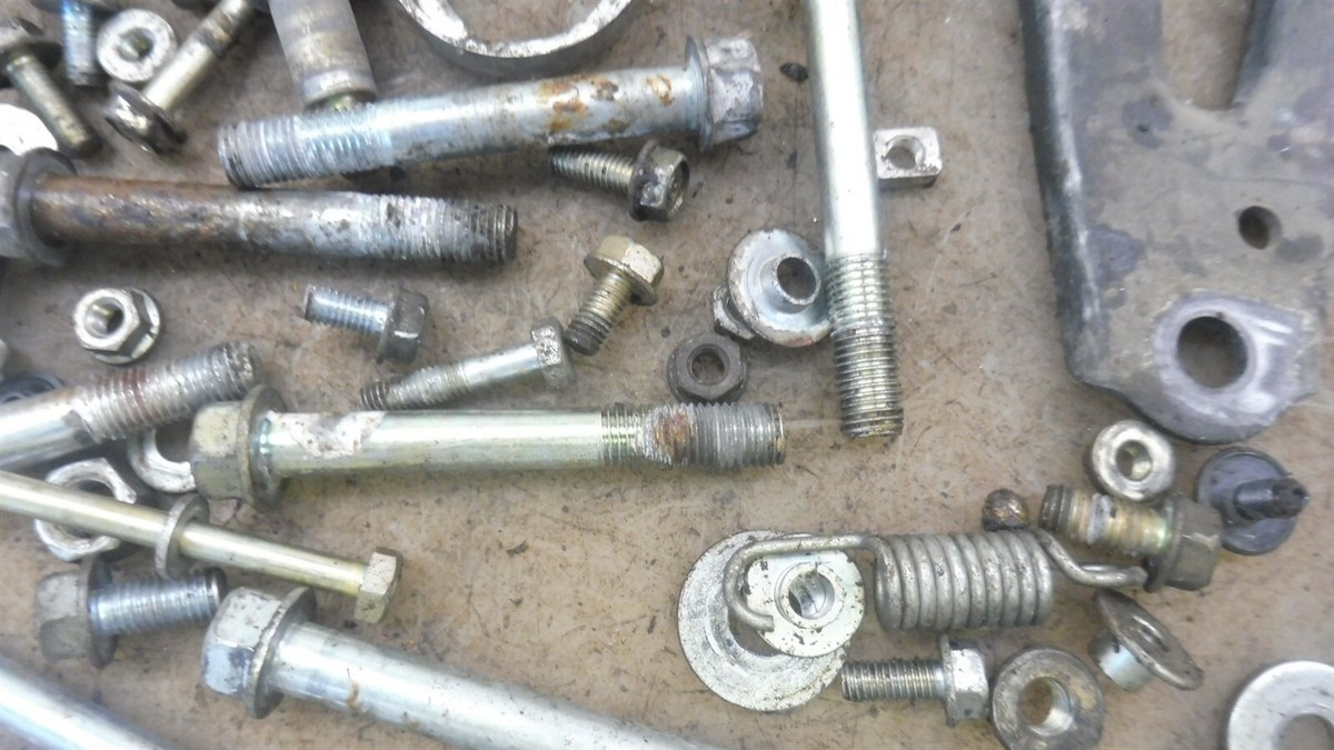 1978 Honda CX500 Deluxe H659-1) misc bike bolts brackets
