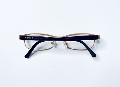 Kate Spade NY Brown Metal Rectangular Polka Dot Glasses  display picture 2
