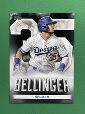 2021 Topps Baseball Series 1 CODY BELLINGER HIGHLIGHTS YOUNGEST TO 40 BLACK /299