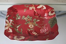 222 FIFTH FLEUR ROUGE SQUARE SALAD DESSERT PLATE - NEW