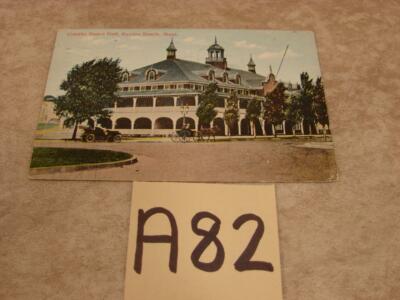 A82 VINTAGE POSTCARD CONDIT'S DANCE HALL BALL ROOM REVERE BEACH MASSACHUSETTS
