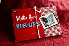 Vintage MOTHER GOOSE PIN-UPS Set LITTLE BO PEEP THE DOLLY TOY CO, Original Box