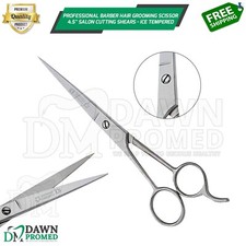Barber Hair Grooming Scissor 4.5" Salon Cutting Shears ICE Tempered German Grade