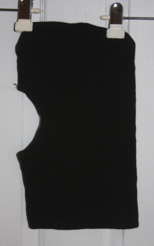 Mascarilla de pasamontañas Thinsulate tejida cara completa negra 40 gramos acrílico Foto 3 de 4