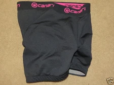 GREAT Canari black w/ pink trim padded cycling shorts / underlayer - womens S?