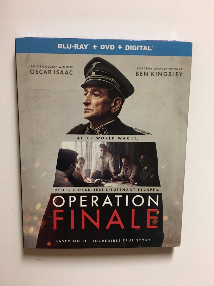 Operation Finale (Blu-ray/DVD, 2018) NEW w/slipcover Out of