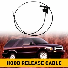 Hood Latch Release Cable Assembly for 1994-01 GMC Sonoma Chevy S10 Truck 912-001