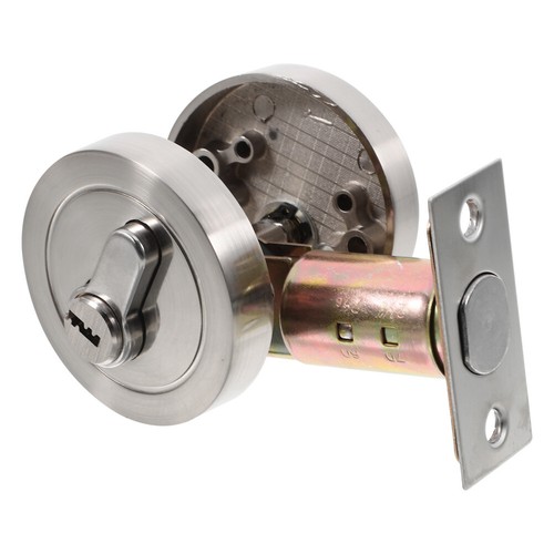 Bedroom Door Deadbolt Lock Single Cylinder Deadbolt Zinc Alloy Keyed Door Lock - Picture 8 of 20