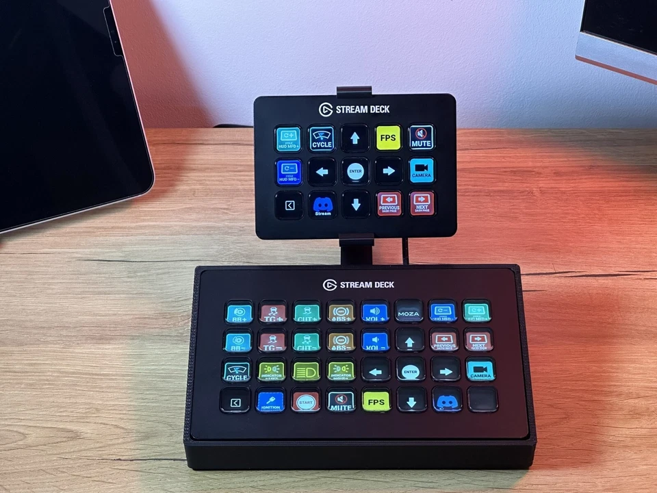 Dual Stand (Stands Only) for Stream Deck XL, and Stream Deck Plus, MK2 - Image 3 of 4