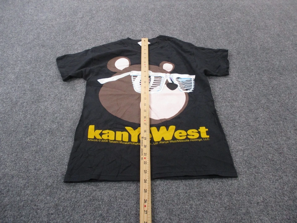 Camisa Kanye West Vintage Niños L 14 16 Dropout Bear Gráfico Gafas Graduación Foto 3 de 4