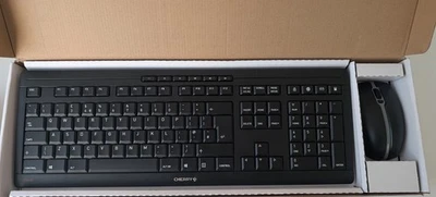Cherry Wireless Keyboard Stream Desktop Recharge QWERTY UK Layout OPEN BOX - image 1 of 4