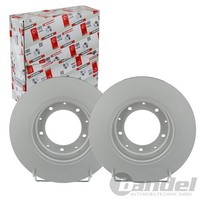 2X Ferodo 290Mm Bremsscheiben Voll Hinten Passend FüR Land Rover Defender Discov
