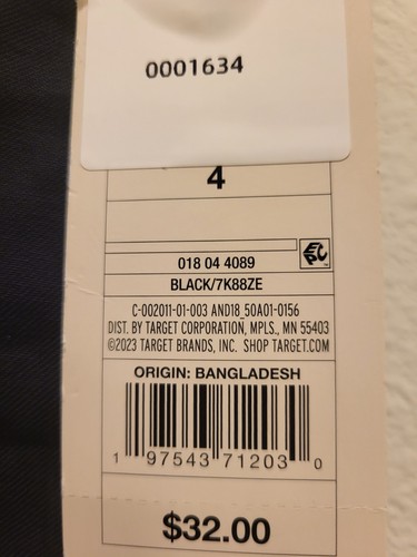 Women's High-Rise Straight Trousers - A New Day Black 4 - Picture 7 of 7