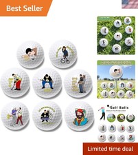 Funny Golf Balls for Birthday, Novelty Golfer Gift for Dad Coworkers Golfers ...