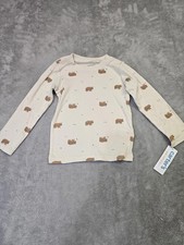 New Carter's Kids Bear Print Long Sleeve Shirt