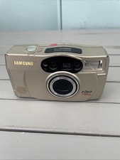 Samsung Fino 700 XL 35mm Film Point and Shoot Camera Silver - Tested & Working