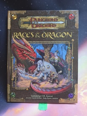 Dungeons And Dragons RPG 3.5E D20 Hardcover Races Of The Dragon EB#427015 WOTC