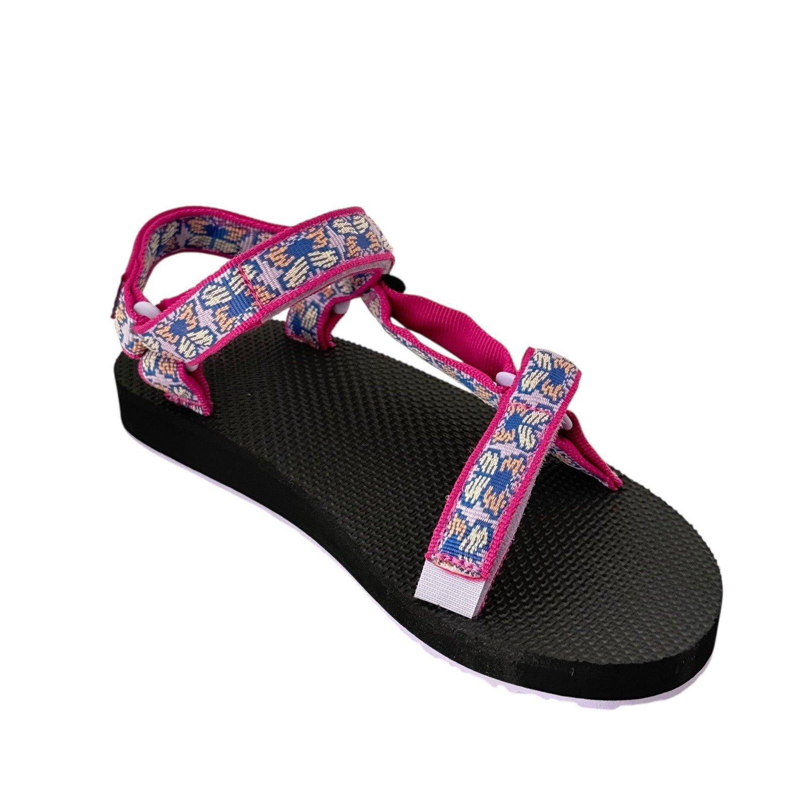 Teva Youth Girls Sport Sandals Butterfly Lilac Adjustable Lightweight SZ/5 image 2