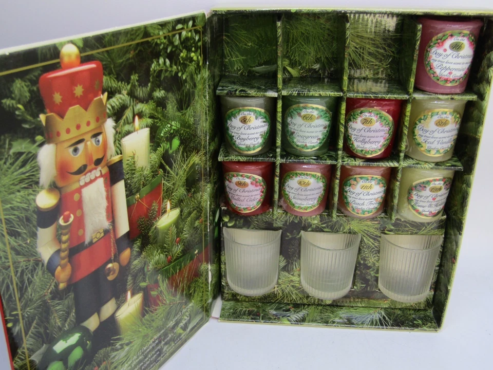 Yankee Candle, "Twelve Days of Christmas" Votive Candle Set. **READ** - Image 4 of 4