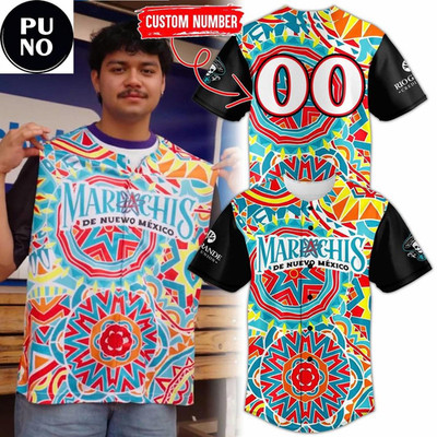 Custom Name - Isotopes 2026 Mariachis De Nuevo Mexico Baseball Jersey - All Size