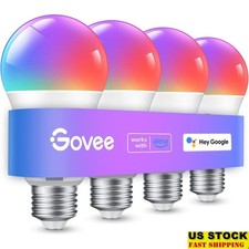 Smart LED Light Bulbs 16M Colors Music Sync Dimmable Voice Control Timer A19 New