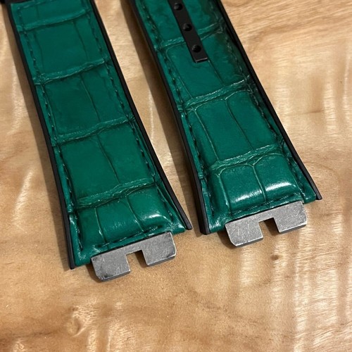Genuine HUBLOT Big Bang Unico 45mm/44mm Strap Rubber Leather Belt #101 - Picture 2 of 4