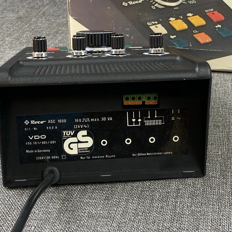 ROCO 960A Model Train Controller ASC-1000 - Image 3 of 4