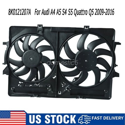 8K0121207A For Audi A4 A5 S4 S5 Quattro Q5 2009-2016 Engine Radiator Cooling Fan
