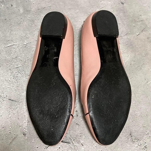 Escarpins cuir LOUIS VUITTON logo LV métal rose clair femme taille EU36/US5 - Photo 8/12