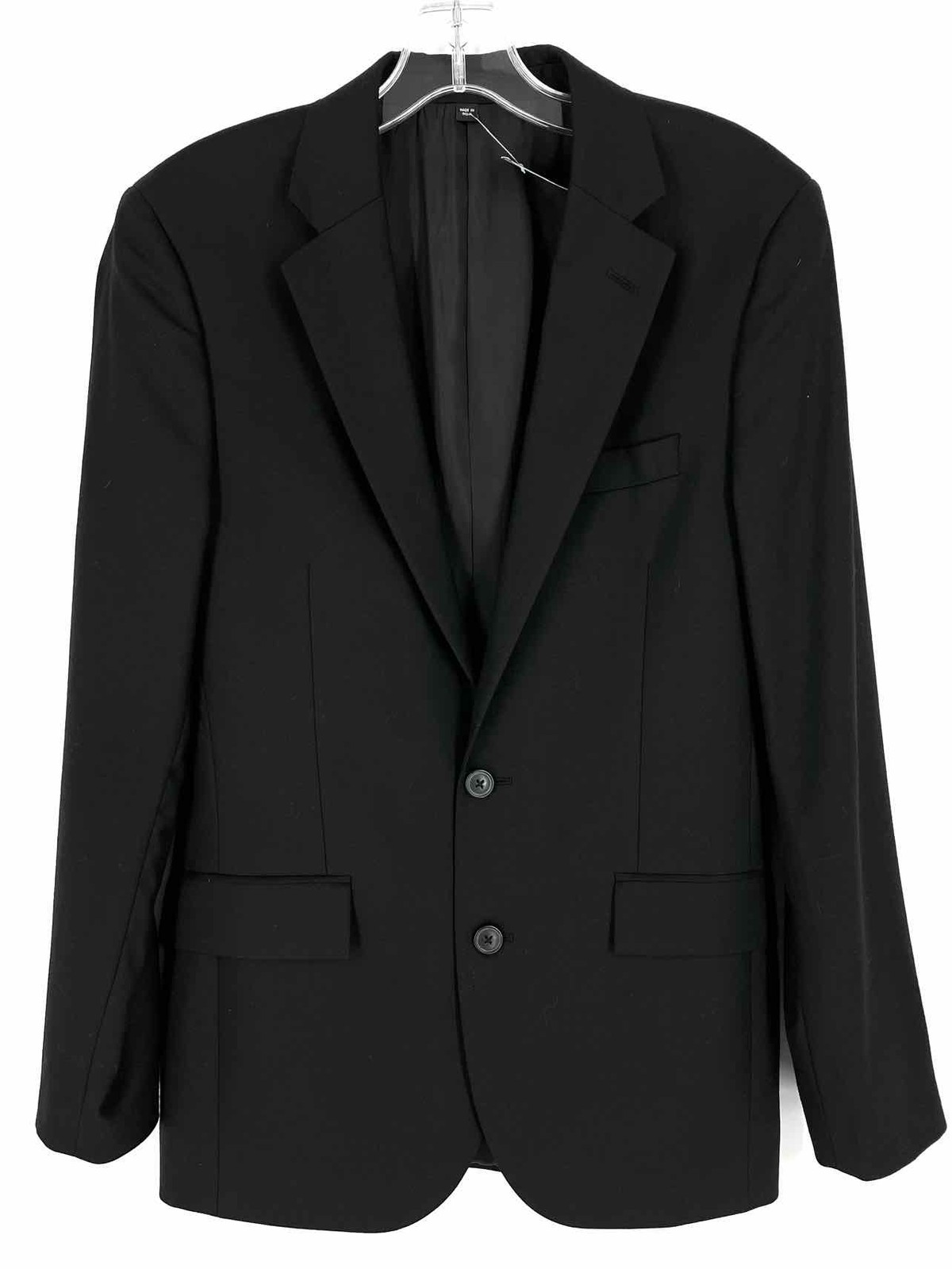 J.CREW Size 36=S Black Wool Men's Sports Coat- Men's