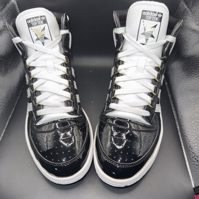 #ad Size 10 Adidas Top Ten RB Black White Gold FZ6191 Clean No Box Good Cond $102.00