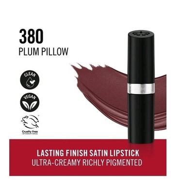 Rimmel London Lasting Finish Satin Lipstick 380 Plum Pillow Lippenstift 