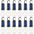 4-12x Solar Rechargeable Camping Light Outdoor Lights 3 Light Modes Tent Light
