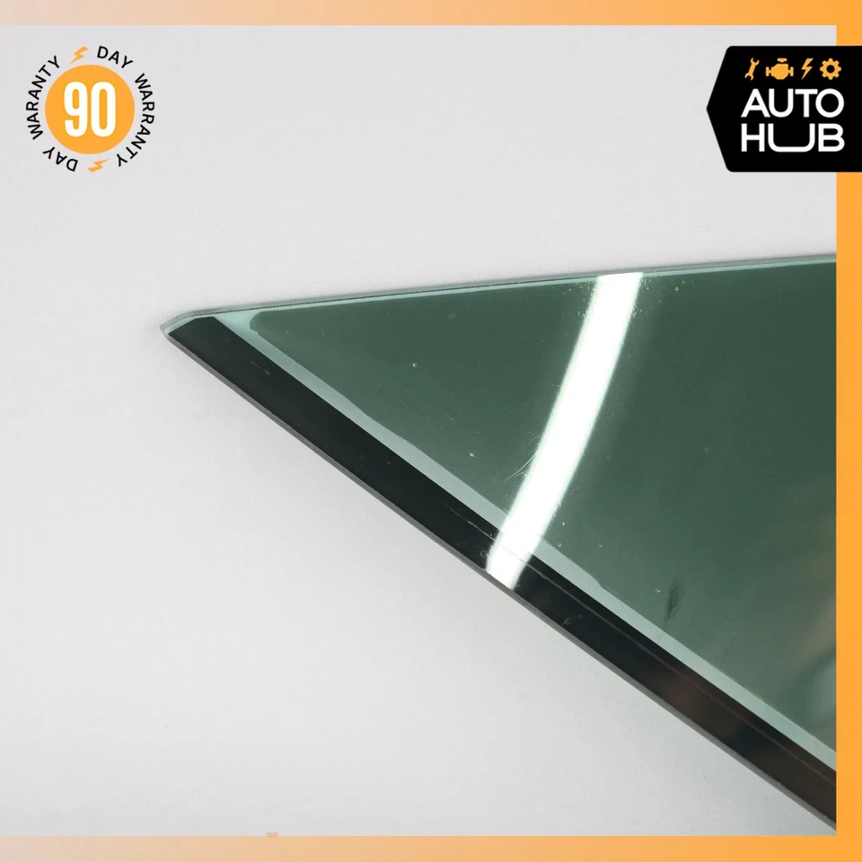 Aston Martin V8 V12 Vantage puerta delantera derecha esquina ventana vidrio OEM Foto 3 de 4