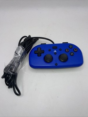 Hori Mini Wired Gamepad for PlayStation 4 PS4 - Blue PS4-100U Controller Tested