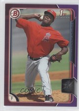 2015 Bowman Prospects Purple 137/250 Victor Alcantara #BP128 2u3