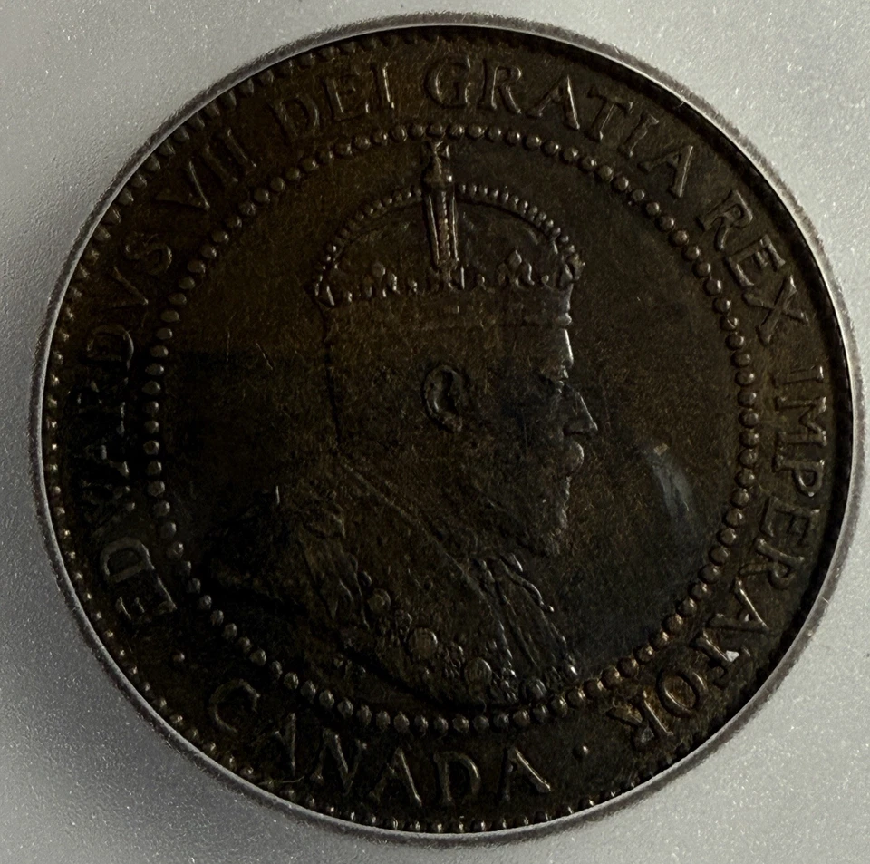 1910 Canada One Cent Coin - ICG MS60 Details - Image 2 of 4