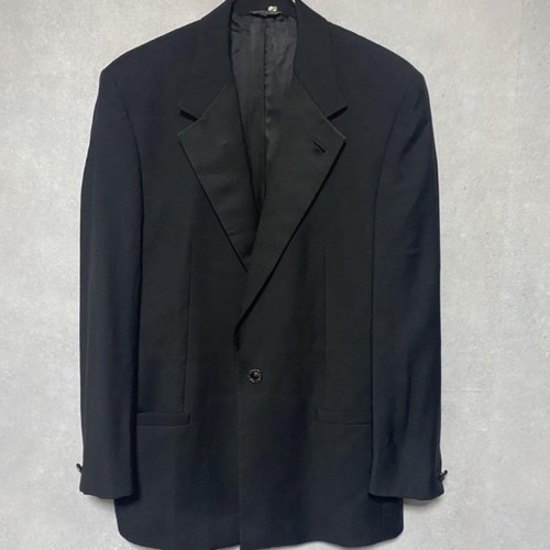 Gianni Versace Tuxedo Set Up Black Wool Men's From Japan i10349 - Afbeelding 4 van 14