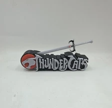 1980s Cartoon Thundercats Logo Sign Desk Shelf Art