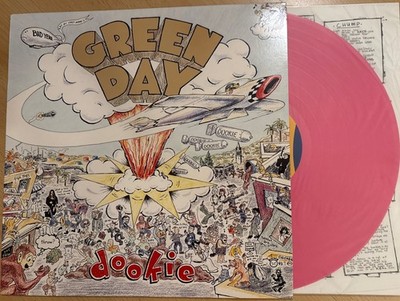 Green Day Dookie LP 12  Pink Vinyl 1994 Ultra rare Reprise Records 1-45529