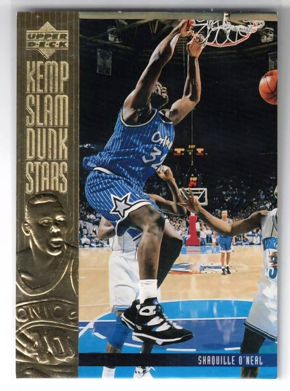 1995 Upper Deck - Shaquille O'Neal- Kemp Slam Dunk Stars #S12