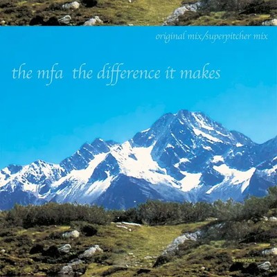 The MFA The Difference It Makes Vinyl Single 12inch NEAR MINT Kompakt