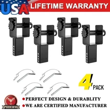 4 PACK Trailer Stake Pocket Winch, Utility Capacity 16200 lbs, WLL 5400 Lbs A+++