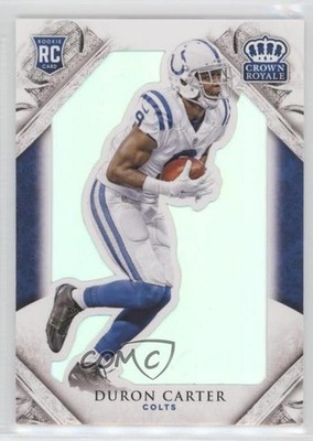 2015 Panini Crown Royale Rookie Silver 81/199 Duron Carter #119 Rookie RC 9u7