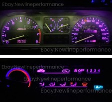 Pink Led Cluster Climate Bulb Kit For Honda Civic Ef Wagon 1988-1989