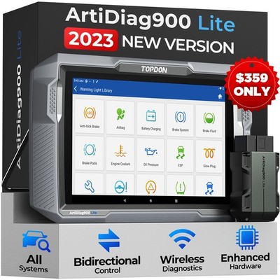 2025 TOPDON ArtiDiag900 Lite All System OBD2 Code Reader Check Engine& Live Data
