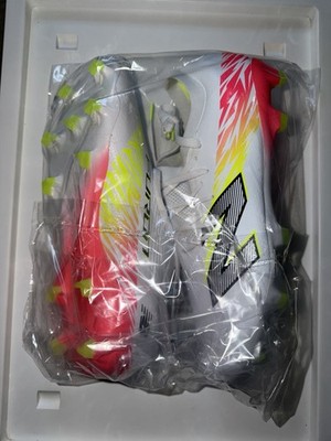 New Balance Furon V8 Pro FG Soccer Cleats- Size US 12 Medium/D White/Red